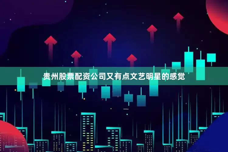 贵州股票配资公司又有点文艺明星的感觉